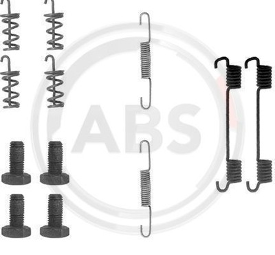 A.B.S. 0622Q JUEGO AKCESORIOW, ZAPATAS DE TAMBOR DE FRENADO FRENOS POSTOJOWEGO  