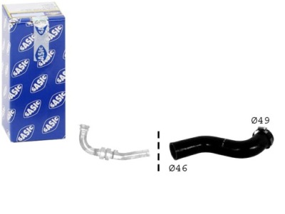 Труба патрубок turbo renault kangoo express 1.5 dci 110 фото №1