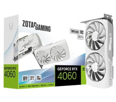 Karta graficzna Zotac GeForce RTX 4060 Twin Edge OC White Edition 8GB GDDR6