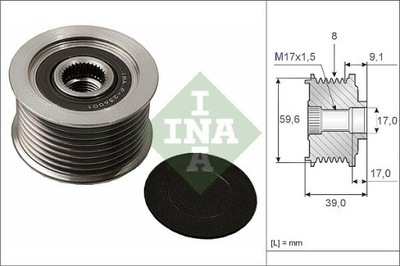 SANKABA GENERATORIAUS INA 535 0049 10 