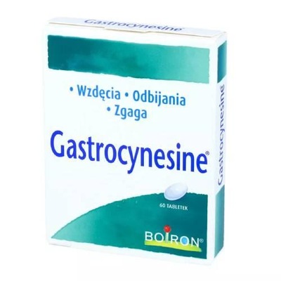 BOIRON Gastrocynesine, 60 tabl. na wzdęcia, zgagę