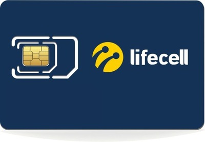 KARTA SIM LIFECELL INTERNET do 40gb UE Turcja UK, Szwajcaria