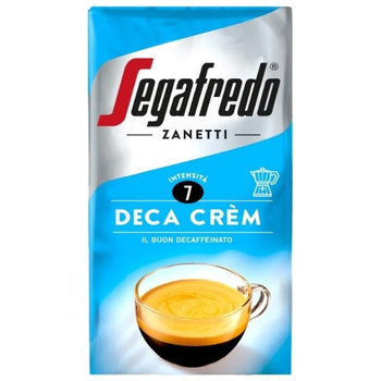 Segafredo Zanetti Deca Crem Kawa Mielona Bezkofeinowa 250 G