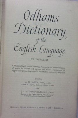 Odhams Dictionary of the English Language 1948