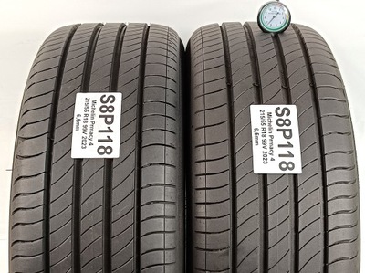 2x Michelin Primacy 4 215/55 R18 2023 Jak Nowe!