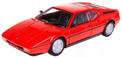 BMW M1 red samochód model 24098 Welly 1:24