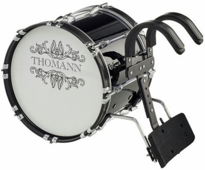 BD1814BL Marching Bass Drum - bęben marszowy 18 cali z nosidłem Thomann