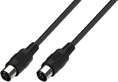 Monacor MIDI-182/SW KABEL 1,8 m PRZEWÓD wtyk 5DIN