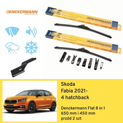 ESCOBILLAS PARTE DELANTERA DO SKODA FABIA 4 HATCHBACK (2021-) DENCKERMANN  