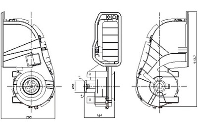 NISSENS VENTILIATORIUS PŪSTUVO RENAULT CLIO II THALIA I 1.2-3.0 09.98- 