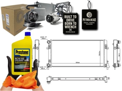 Радиатор двигателя audi a1 seat toledo iv skoda rapid #petrolhead pro+ kit5 фото №1