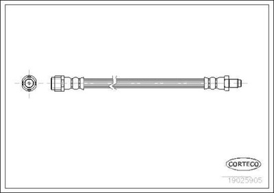 ПАТРУБОК ТОРМОЗНОЙ GIĘTKI MERCEDES W202 C-KLASA