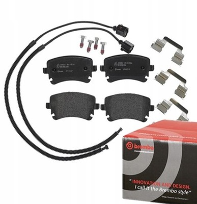 Тормозные колодки тормозные + датчик задняя bentley continental фото №1