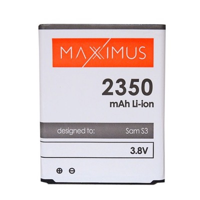 Bateria do MAXXIMUS SAMSUNG I9300 S3 EB-L1G6LLU