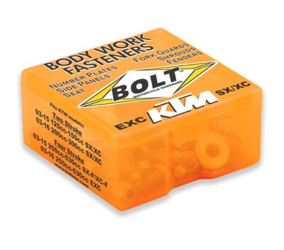 BOLT KOMPLET ŚRUB DO PLASTIKÓW KTM SX EXC 2003-16