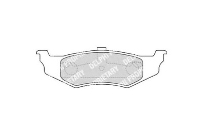 Delphi гальмівні колодки гальмівні chrysler 300m cirrus conco фото №1