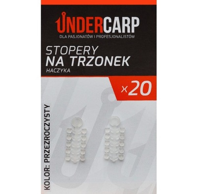 Stopery na trzonek haczyka - przezroczysty UNDERCARP