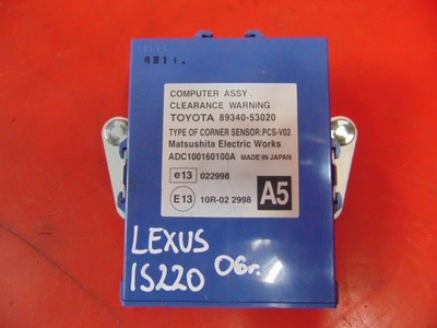 LEXUS IS II 05- MÓDULO UNIDAD DE CONTROL ASSY 89340-53020  