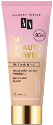 AA MY BEAUTY POWER ROZJASŇOVACIA PODLOŽKA 01 VANILLA 30ml