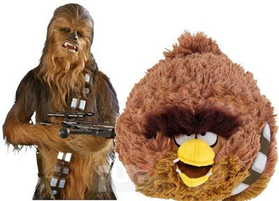 Duża Maskotka Angry Birds Star Wars 21cm Chewbacca