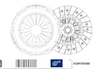 BLUE PRINT KOMPLEKTAS SANKABOS ALFA ROMEO 159 BRERA SPIDER FIAT BRAVO II 