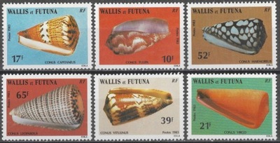 Wallis i Futuna - różne** (1983) SW 448-453