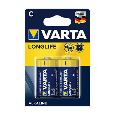 Baterie Alkaliczne Varta Long Life C LR14 - 2szt.