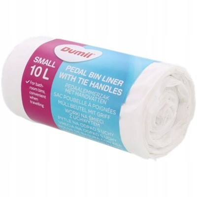 WORKI NA ŚMIECI DO KOSZA Z PEDAŁEM 10L 30szt WOREK