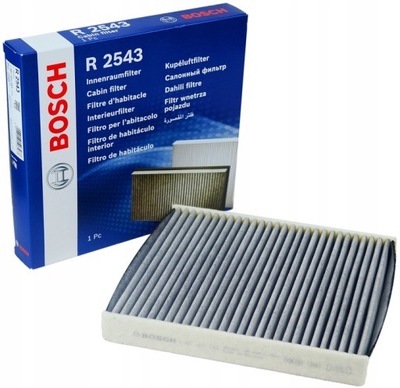 BOSCH 1987432543 FILTRO DE CABINA WEGLOWY- A3 Q3 Q2 / GOLF 7 8 / PASSAT B8 /  