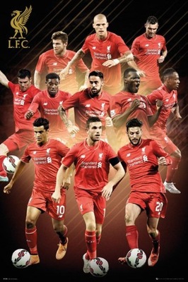 FC Liverpool Zawodnicy Oficjalny Plakat 61x91,5 cm