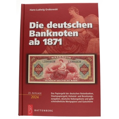 Katalog banknotów niemieckich od 1871- Grabowski 2024