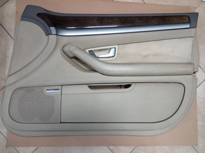 Обивка дверь audi a8 d3 перед oryg. фото №1