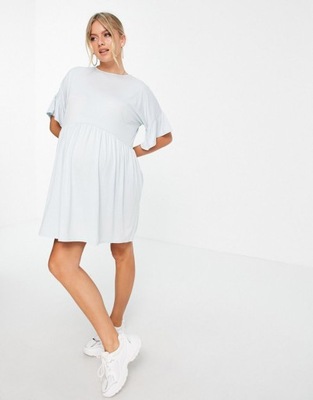 MISSGUIDED MATERNITY NIEBIESKA SUKIENKA 38 M 1VAD