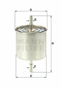 FILTRO COMBUSTIBLES WK 8046  