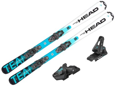 Narty Head Supershape Team Easy JR+wią whi/bl 87cm