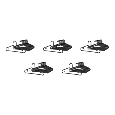 5 szt. SPRUTTIG Wieszak - czarny