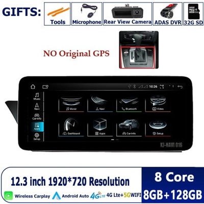 NAVEGACIÓN GPS PARA AUDI A4 A5 S4 S5 A4L B8 2009 - 2016 12,3-CALOWY CARPLAY  