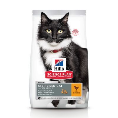 HILL'S SP MATURE 7+ STERILISED CAT CHICKEN 3 KG