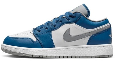 Buty Nike Air Jordan 1 Low Niebieskie Białe 38