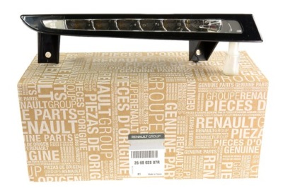 Оригінальна фара рух dziennej led правий renault megane 3 266002887r фото №1