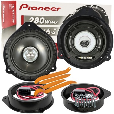 JUEGO PIONEER ALTAVOCES AUDI A3 A4 B6 B7 8P SAAB 9.3 PARTE DELANTERA DISTANCIAS  