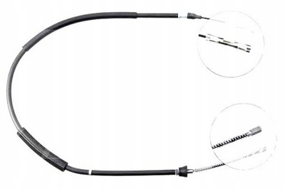 CABLE FRENOS DE MANO AUDI A2 02-05 LT (1057MM) IZQUIERDO PARTE TRASERA A.B.S.  