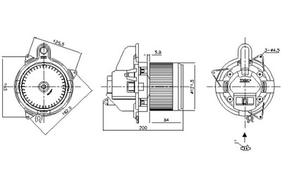 NISSENS VENTILADOR SOPLADORES DACIA DOKKER DOKKER EXPRESS MINIVAN LODGY  