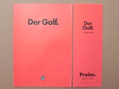 Prospekt - VOLKSWAGEN VW GOLF II - 1984 r