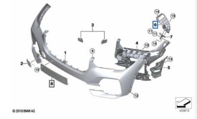 ŠLIAUŽIKLIS BUFERIO VIRŠUTINIS BMW X5 G05 18- 7421849 