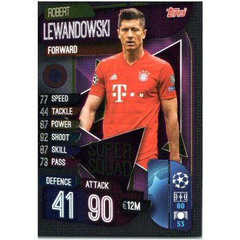 Lewandowski Super Squad Topps Match Attax