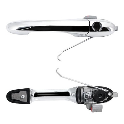 Do fiat 500 500c od 2007 r. ручка наружная дверь левая передняя хром фото №1