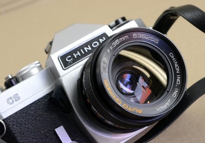 Aparat Chinon CS + 35/2.8 M42