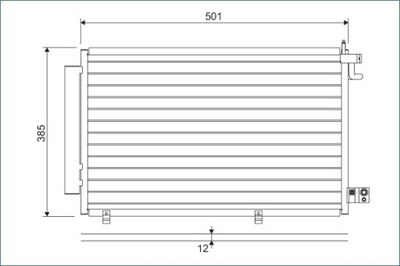 Valeo 814294 конденсатор, кондиционер фото №1