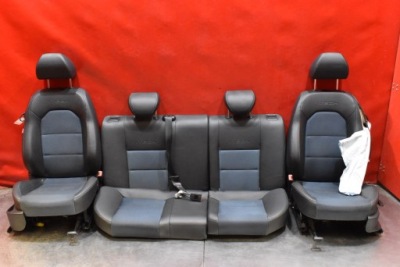 Sitz Sitze KOMPLET Seite Seiten Halbleder EU SEAT IBIZA IV 6J LIFT 12-15 | thumb 13